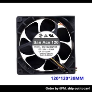 Sanyo 9G1224G105/1D01 9G1224E115 12038 24V 0.50A Inverter Fan