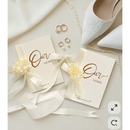 Vows card 44 (2 cards) - Wedding promise card |Wedding Vows |SHI1990