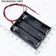 [5 Pieces]- Battery Box, Battery Tray 3xAA Extension Cord 15cm TechZone Viet