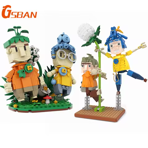 GSBAN Creative Game Kodi It Takes Mom And Dad Xiaomei Figures Two Model MOC Building Blocks Toys for