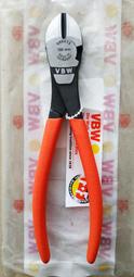 VBW 德國製 588 180mm 強力 斜口鉗 經典握柄 琴鋼線 64HRC Knipex NWS Snap-on