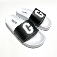 (Chọn lùi 1 size) Dép quai ngang chữ G quai bấm xuyên đế phối màu thời trang nam nữ siêu bền size từ