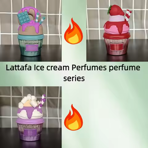 Lattafa Ice cream Perfumes perfume series luxurious Arabian fragrances long-lasting scent, a perfect