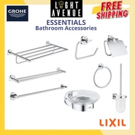 Grohe Essentials Bathroom Accessories Towel RaIL / Toilet Paper Holder / Soap Dish with Holder