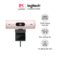 Webcam Logitech Full HD Brio 500 - Tự động điều chỉnh ánh sáng Tự động lấy khung hìnhShow mode Mic k