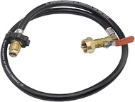 Joywayus POL Propane Refill Adapter Hose 39" Extension Hose with ON/Off Control Valve for 1 LB Propa