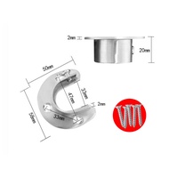 【1 Pasang】Bracket Topi Untuk Pipa Stainless Flange Fitting Pipa Bracket Topi Untuk Pipa Stainless