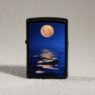 【ZIPPO官方旗艦店】海上滿月(黑色夜光)防風打火機 49810