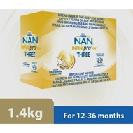 THE NEW✢▦Nestle NAN® INFINIPRO® HW THREE 1.4kg Formula Powder Milk Drink Nan Hw 3 (MAR 2023 EXP)