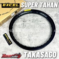 100% ORIGINAL TAKASAGO EXCEL ASIA ALLOY RIM JAPAN 1.60x17 1.60x18/ Excel Asia alloy rim Black Blue R