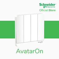 Schneider Electric AvatarOn- 16AX 250V 4Gang 2Way Switch