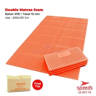 SPEEDS Matras Lipat Gunung Kemah Duduk XPE Karpet Outdoor Matras