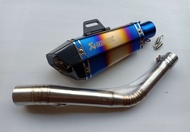 ชุดท่อสลิปออน Demon gr200r  Slip On DEMON Gr200R +อาคาโพวิคช๊อตตี้รุ้ง