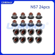 Engine part 24pcs Valve Oil Seal Fit 3.0 T L Diesel L6 N57D30 For 11-20 BMW 330d 430d 530d 535d 640d