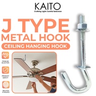 J Type Metal Ceiling Fan Hook Ceiling Hanger Ideal Holding Chandeliers Light Fittings Ceiling Fan Pe