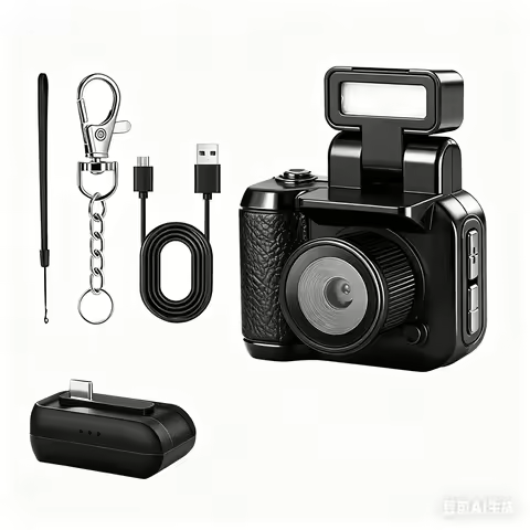 HD Y4000 Mini Keychain Camera 1080P With Screen Portable Retro Kids Cam Ultra Compact Pocket DV Vide