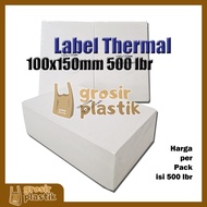 T222 Thermal Barcode Label Sticker 100 x 150mm Print Receipt/, 500 sheets - BESS Plastic