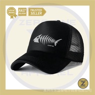 Fish bone fishing cap trucker cap fishing mancing XUIY