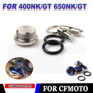 For CFMOTO CF MOTO 400NK NK400 NK 400 NK 650 GT 650GT Oil Filler Cap Engine Plug Oil Filter Cover An