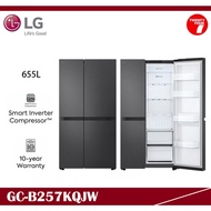 [ Delivered by Seller ] LG 655L Side by Side Fridge / Refrigerator / Freezer / Peti Sejuk GC-B257KQJ