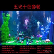 [Fish Tank Not Included]1/1.5m Fish Tank Decoration Landscaping Set Artificial Rockery Aquarium Land