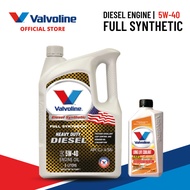 Valvoline Diesel Synthetic 5W-40 5L+ Coolant 1L Fully Synthetic Car Engine Oil Minyak Hitam Hilux Tr