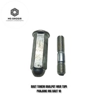Exhaust bolts, long cap nuts, m6, lock nuts, 10 exhaust bolts, manifold bolts, etc., head nuts, etc.
