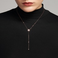 DJULA DJULA Ray Series 18K Gold Diamond Sun Pendant Rose Gold White Gold Necklace