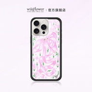 [Wildflower MY Official Store] Ribbons and Rosettes iPhone Case for iPhone Shock Resistant INS Style