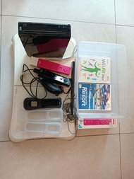Nintendo Wii console and  Wii Fit Plus Balance and kit
