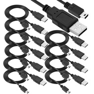 SaiTech IT 10 Pack USB 2.0 A to Mini 5 pin B Cable for External HDDS/Camera/Card Readers/ MP3 Player