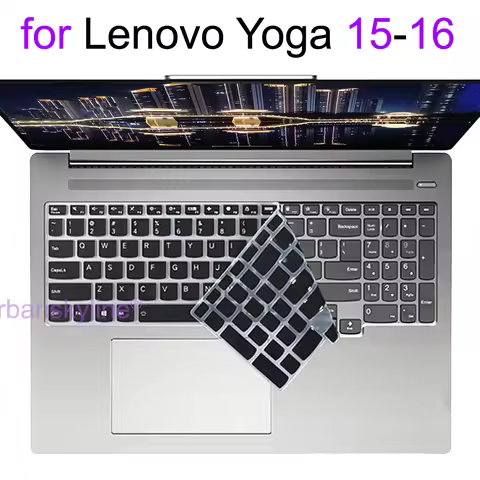 Keyboard Cover for Lenovo Yoga 15 16 7 Pro 9i Gen 11 10 9 8 Slim 7i 7a Pro Gen 7 6 Silicone Protecto