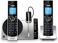 VTech Connect to Cell DS6771-3 DECT 6.0 Cordless Phone - Black, Silver, 6.9" x 4" x 6.6"