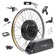 EBIKELING Waterproof Ebike Conversion Kit with Battery 24" Direct Drive Front or Rear Wheel Electric