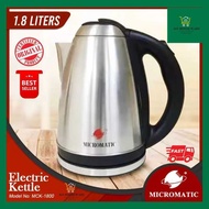 Micromatic Electric Kettle MCK Automatic L Capacity Initan Ng Tubig Takore C