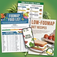 Excool Club Low FODMAP Chart - Low FODMAP Diet, IBS-friendly & SIBO Meal Plan, Laminated Diet Recipe