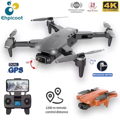 L900 PRO 4K GPS Drone With Camera Brushless Motor 5G FPV Quadcopter 1.2km 25min RC Helicopter Dual C