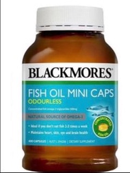 BLACKMORES 無腥味深海魚油 迷你膠囊 400粒