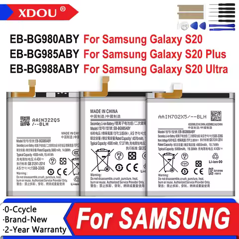Brand New EB-BG988ABY EB-BG980ABY EB-BG985ABY Replacement Battery For Samsung Galaxy S20/S20 Plus S2