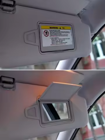 Car Accessories Car Sun Visor Mirror Makeup Sun Shade Cosmetic Mirror Cover for Mercedes Benz E Clas