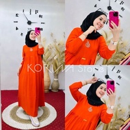 GAMIS WANITA POLOS KEKINIAN BY NABIL//GAMIS KAOS BUSUI KEKINIAN TERBARU 2024