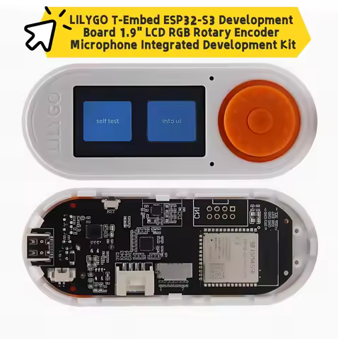 LILYGO® T-Embed ESP32-S3 1.9" LCD RGB Microphone Rotary Encoder Development Board