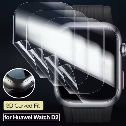 5PCS Flexible Screen Protectors for Huawei Watch D2 Soft TPU Hydrogel Film Waterproof Watch Protecti