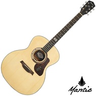 Mantic GT-1G Acoustic Guitar 41 Inch (Natural) Grand Auditorium Style Angle Man Spruce/Cherry Wood