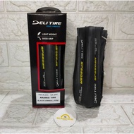 Outer Tire 700 x 23c Deli Tire SPEEDER 700x23c ARAMID Kevlar SA205 Black SkinWall Roadbike Fixie Rim