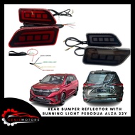 PERODUA ALZA 2022 REAR BUMPER REFLECTOR WITH RUNNING LIGHT