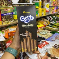 Gery Chocolatos Wafer Roll🍫 เวเฟอร์แท่งสอดไส้ช็อคโกแลต (1 กล่อง 16g x 10pcs) รสดาร์กช็อคโกแลต [FM253]