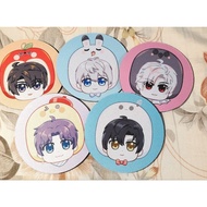 Coaster Love & Deepspace Zenless Zero Hugo Vivian Waterproof Fanmade [Vanila98 FanMerch]
