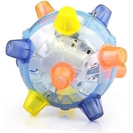 2pcs Music Jumping Dancing Ball Toy with Flashing Lights and Bounce for Toddlers Infant Sensory Play