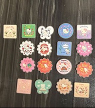 7-11 Sanrio Hello Kitty 花花襟章 別針 扣針pins